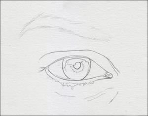 drawing the eye, free art lesson drawing the eye