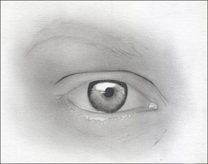 drawing human eyes